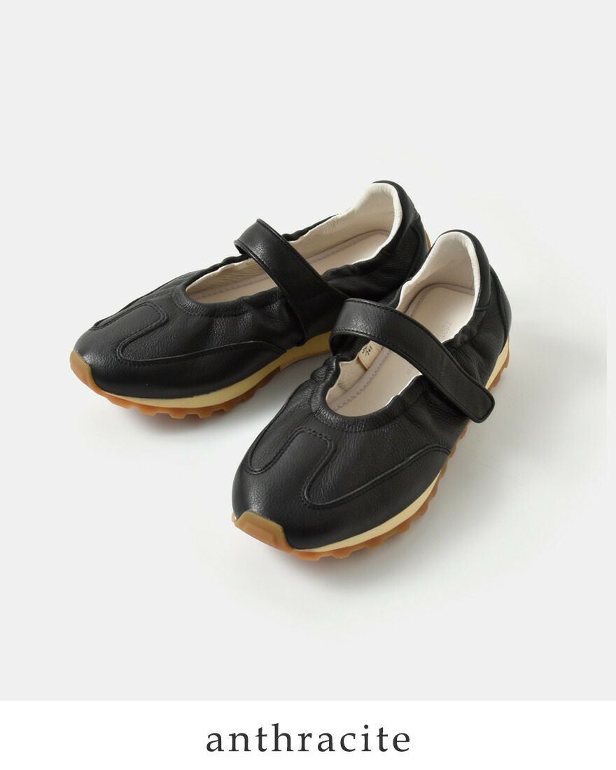 フットプリンツ　シューズ　メリージェーン　レザー　ブラック　37サイズ　美品 FOOT INDUSTRY フットインダストリー メリージェーン ランニング