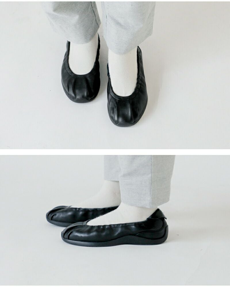 FOOT INDUSTRY フットインダストリー シープレザー バレエ シューズ