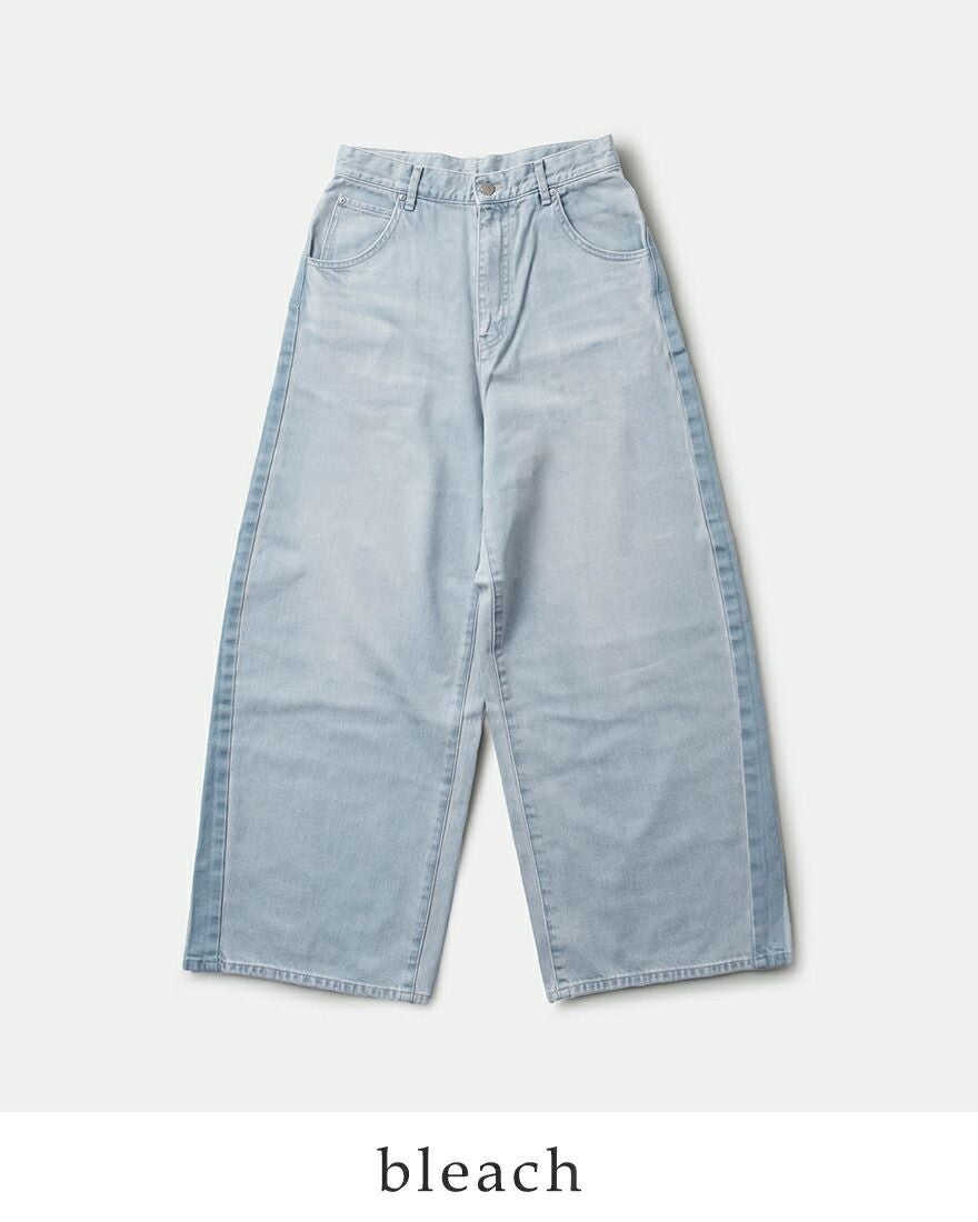 Johnbull ジョンブル ライン デニム パンツ jl253p10-nk レディース