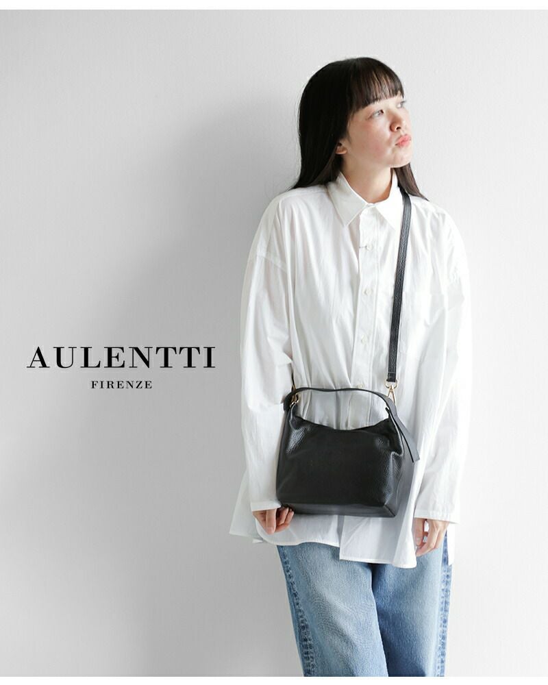 AULENTTI オウレンティ カウレザー 2way ハンドバッグ di-3605-do-nk