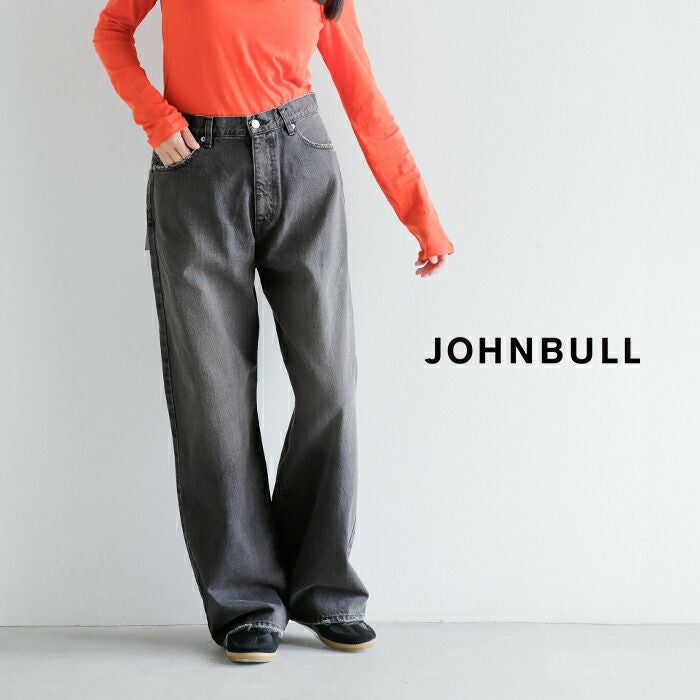 3こ1】【40%OFF】Johnbull ジョンブル デニム ワイド ジーンズ
