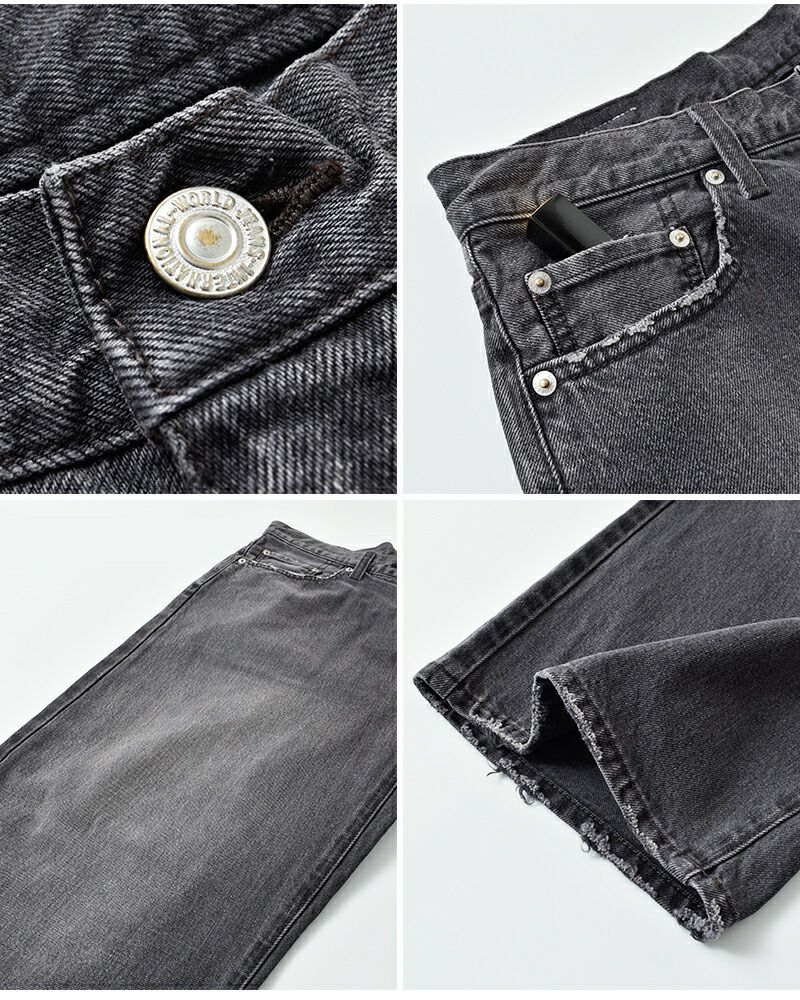 40%OFF】Johnbull ジョンブル デニム ワイド ジーンズ jy253p01-kr