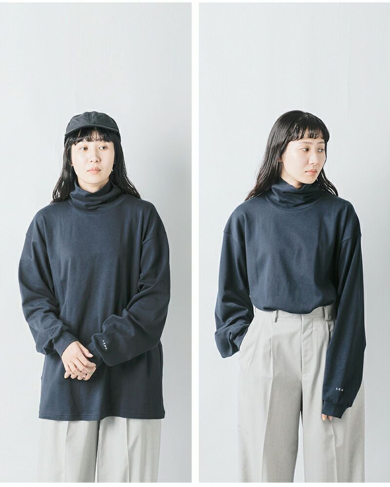 クーポン対象】LENO リノ コットン モック タートルネック プル