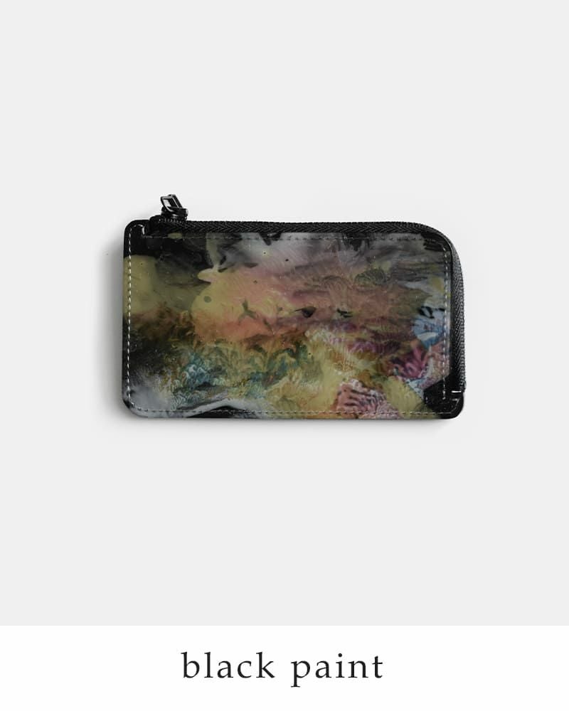 macromauro マクロマウロ L字型 ジップ ペイント パース “L-PURSE” l