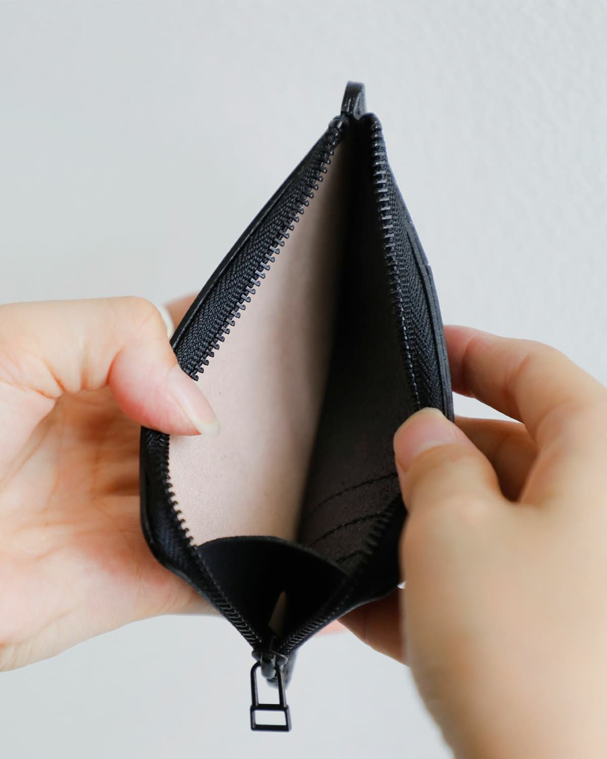 macromauro マクロマウロ L字型 ジップ ペイント パース “L-PURSE” l