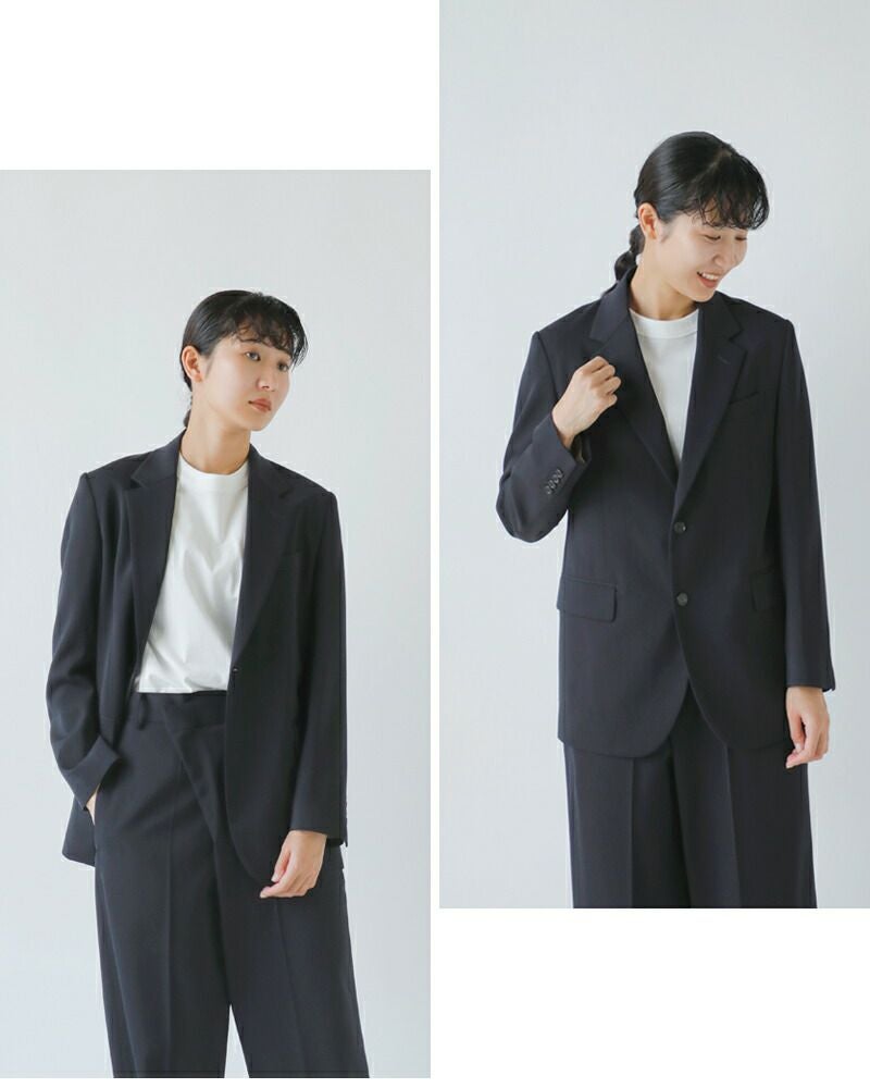 40%OFF】YLEVE イレーヴ ウール トリコチン ジャケット “2/72 WOOL