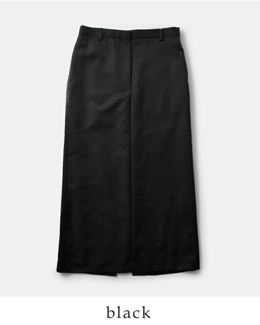 80%OFF】YLEVE イレーヴ Aライン ロングスカート “WOOL MOHAIR GABA