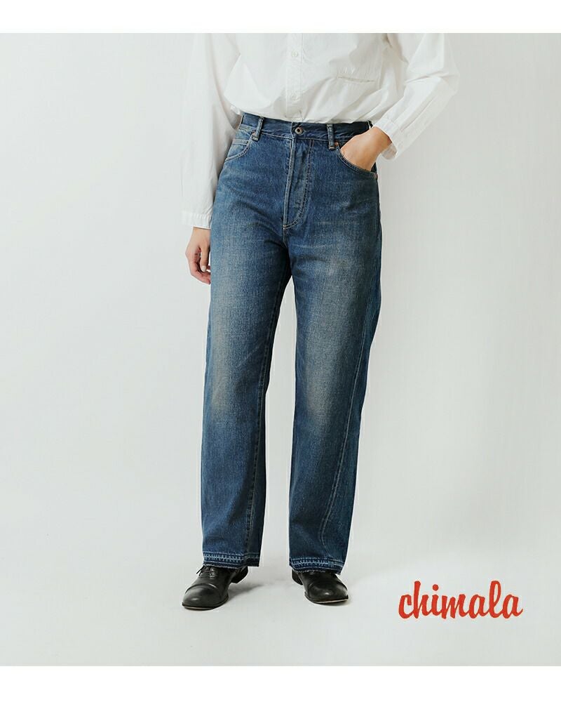 chimala チマラ セルビッチ デニム モンロー カット パンツ cs40-wp04