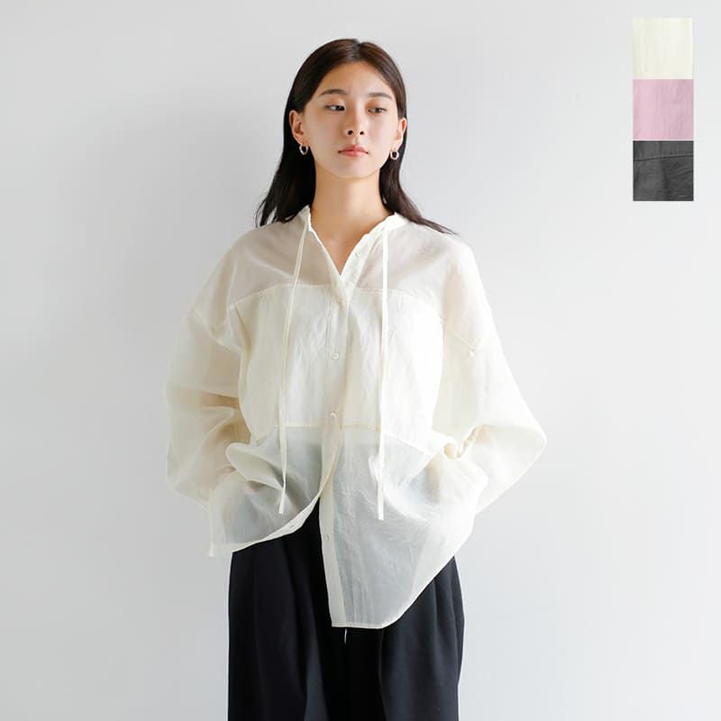 クラネ　ブラウス　シャツ CLANE（クラネ） ブラウス シャツ VOLUME SLEEVE SHIRTS レディース