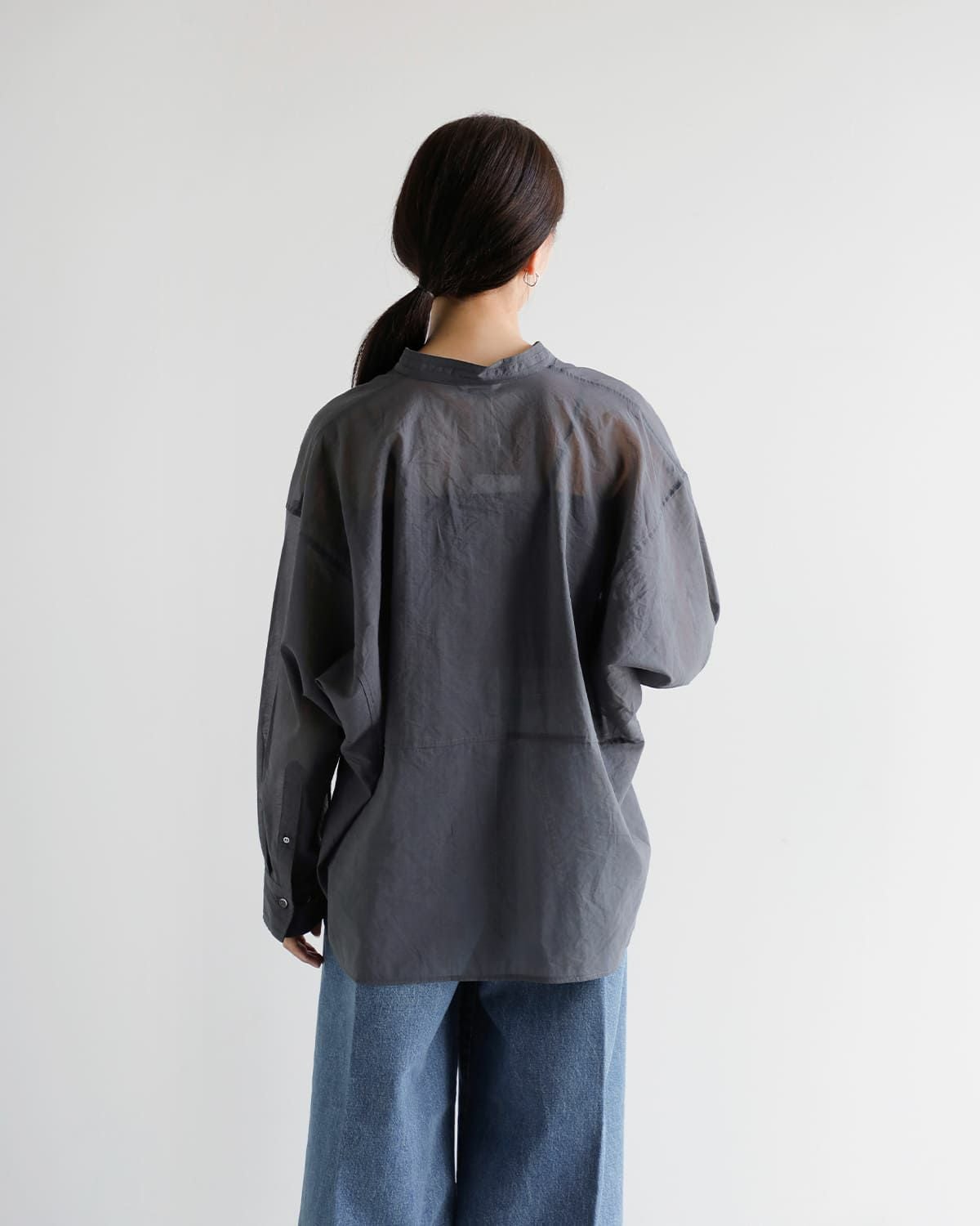 CLANE クラネ シアー ドルマン シャツ 19122-4052-kk レディース | Piu