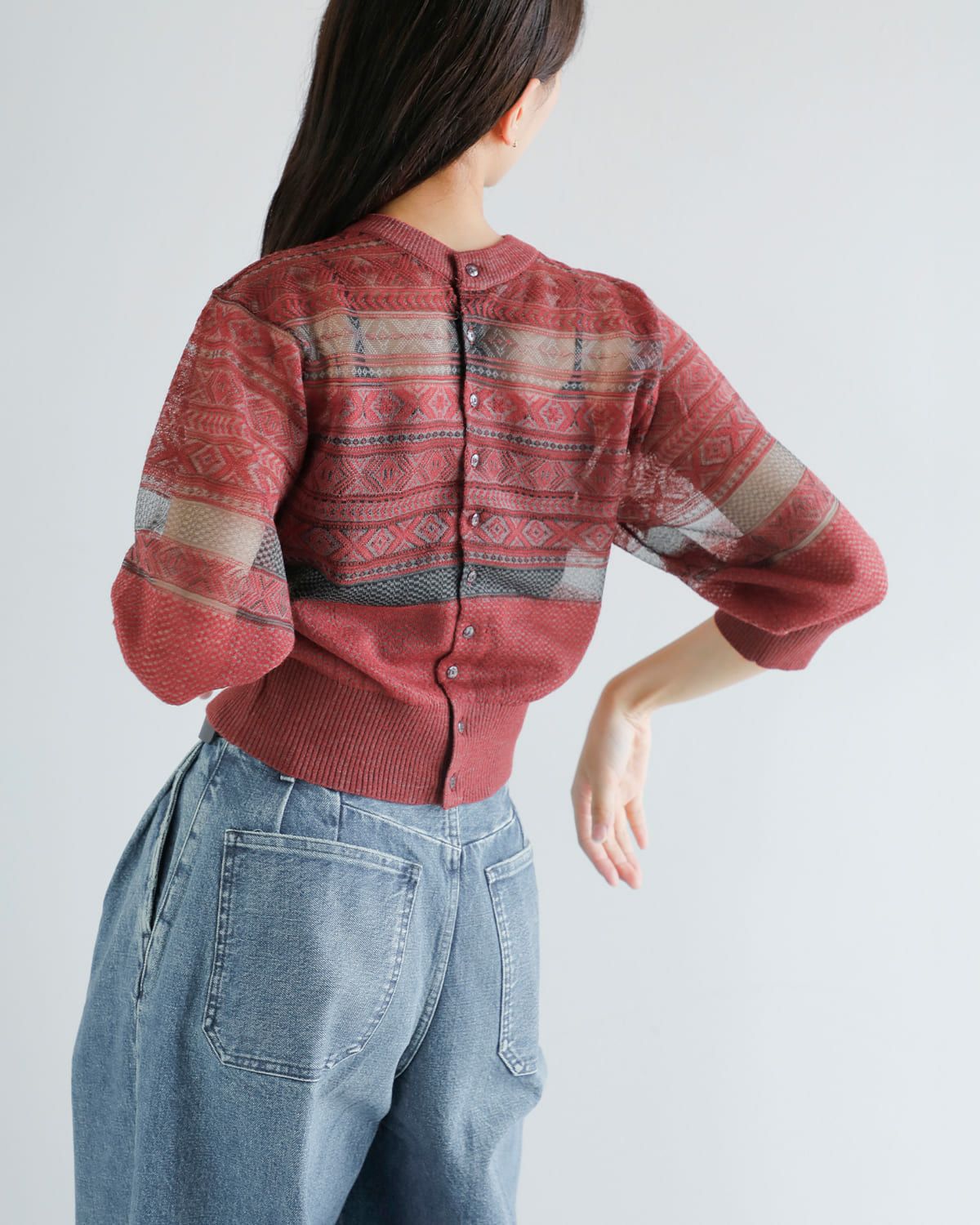 20%OFF】JUN MIKAMI ジュンミカミ ウール モヘア フェアアイル ニット