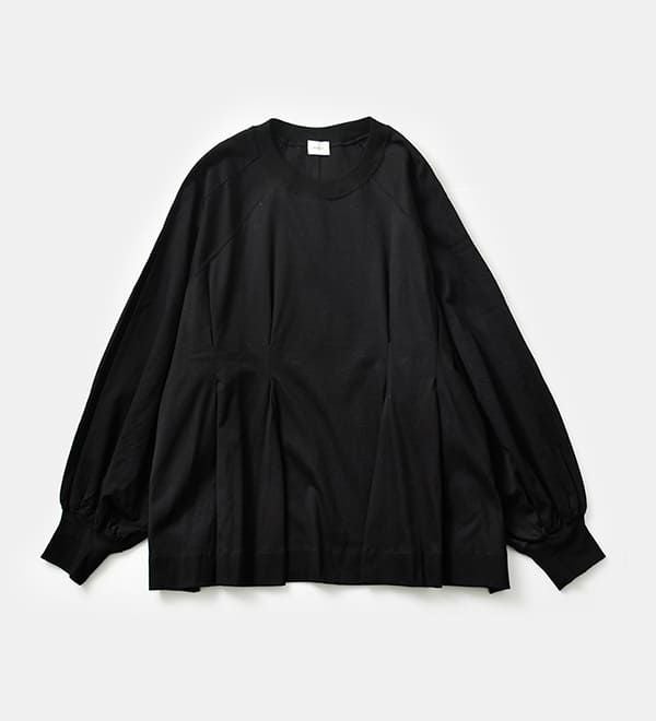 MANOF マノフ ウエストタック ボリュームスリーブ トップス 89105-1262