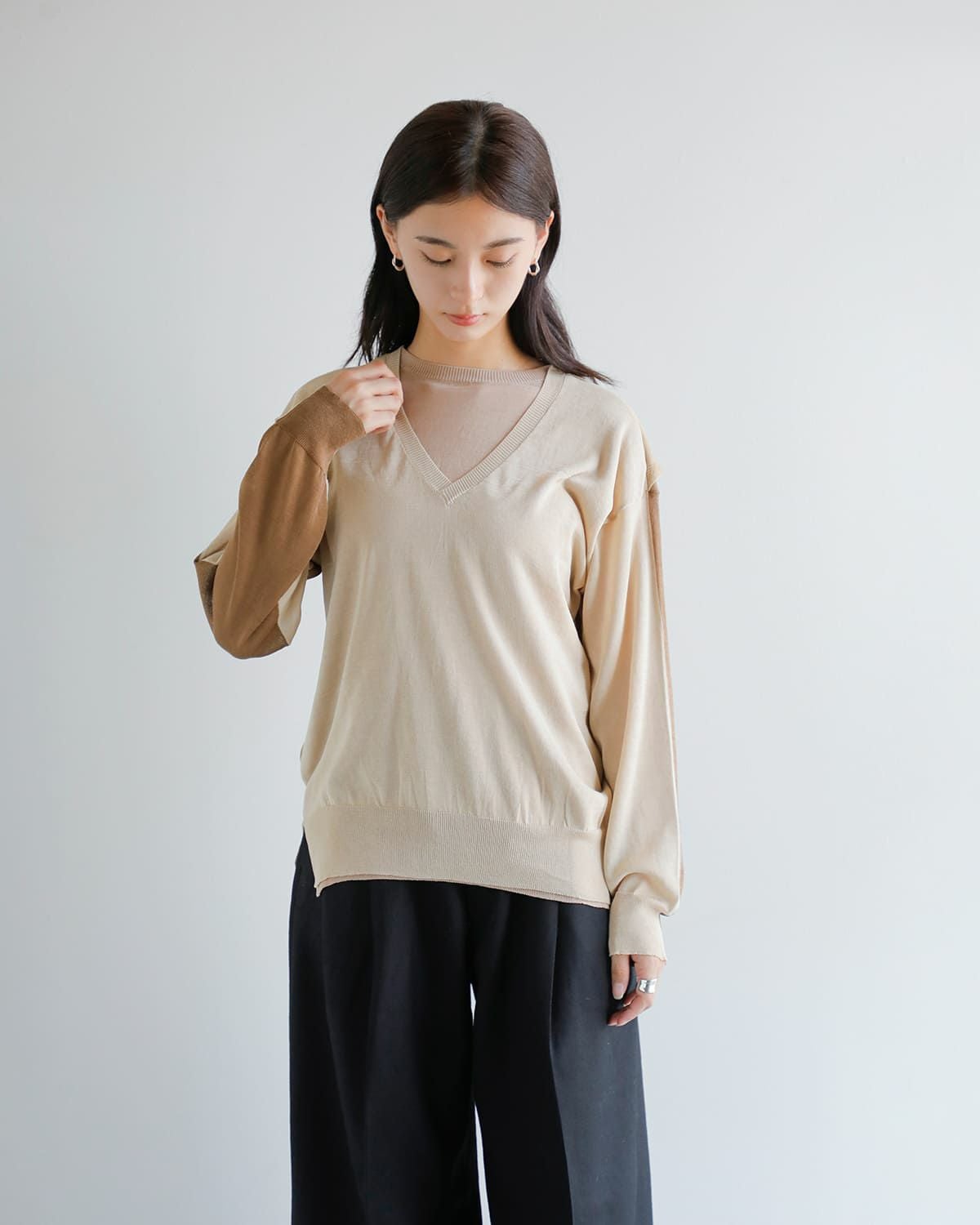 beautiful people（ビューティフルピープル）　モヘアシアーニット レディース】soft mohair Jersey turtle neck top | beautiful people