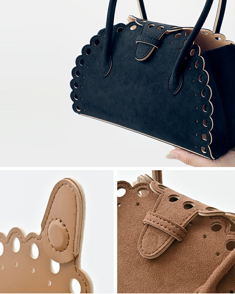 MARY AL TERNA メアリオルターナ ウルトラスエード ハンドバッグ