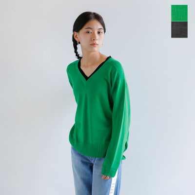 70%OFF】AKANE UTSUNOMIYA アカネウツノミヤ ウール Vネック ニット 