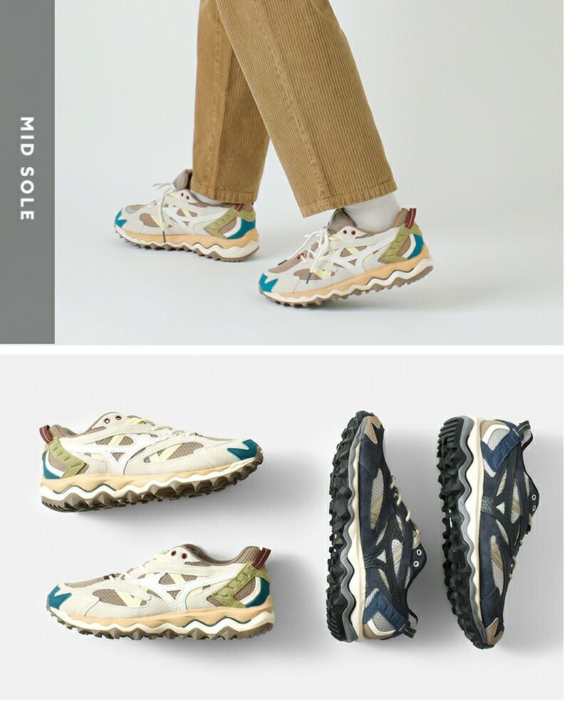 MIZUNO ミズノ ウエーブムジン スエード トレイルスニーカー “WAVE