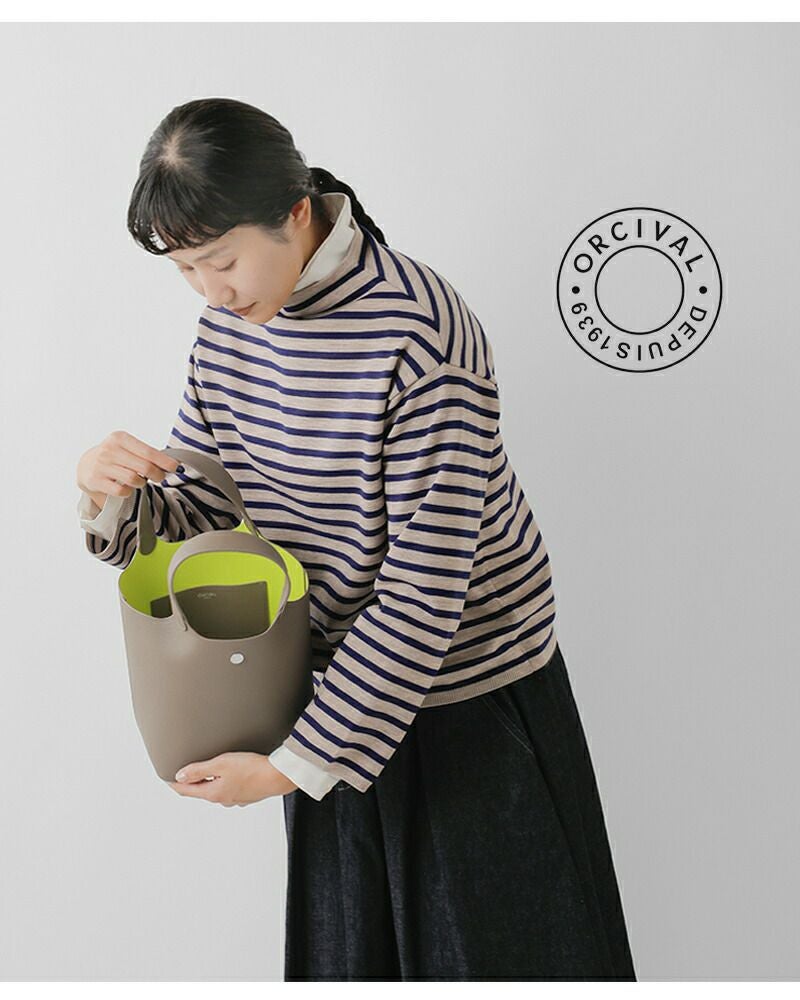 ORCIVAL オーチバル オーシバル ダブルフェイスレザー ハンドバッグ or