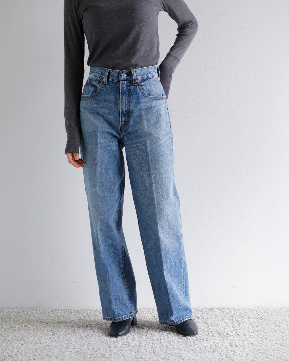 CREDONA クレドナ コットン デニム パンツ “THE C EVERYDAY DENIM