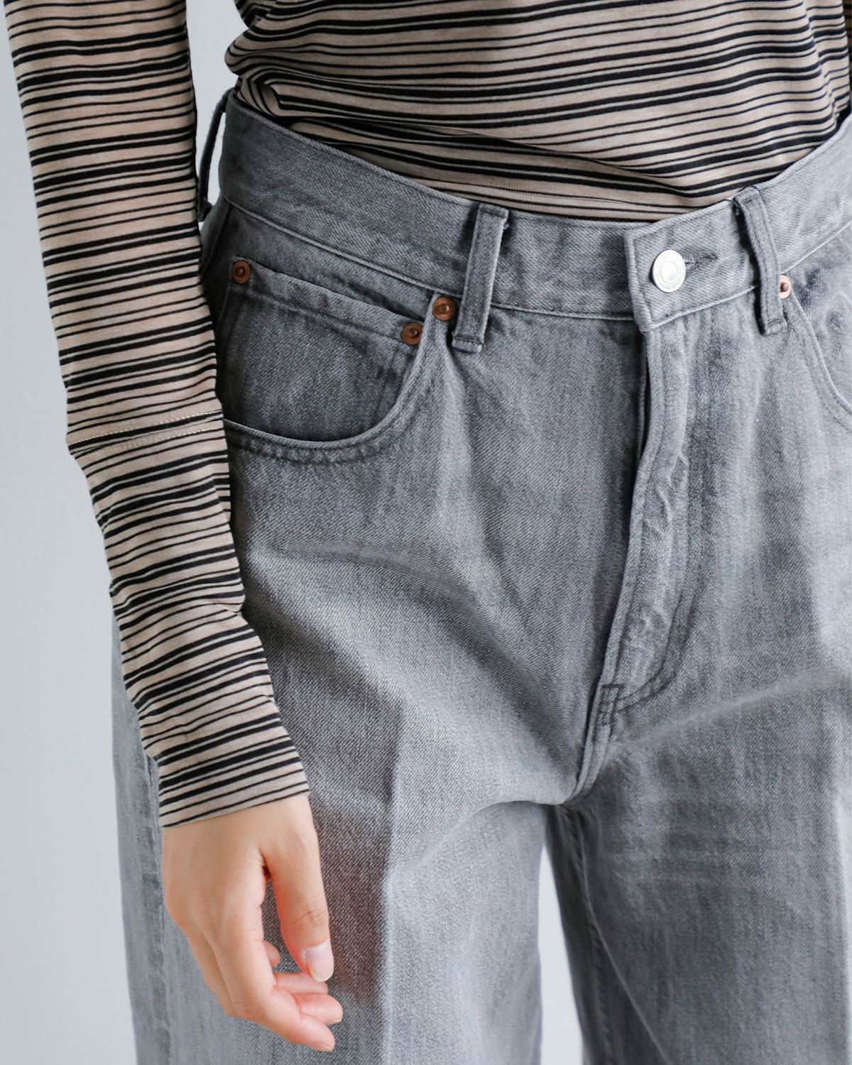 CREDONA クレドナ コットン デニム パンツ “THE C EVERYDAY DENIM