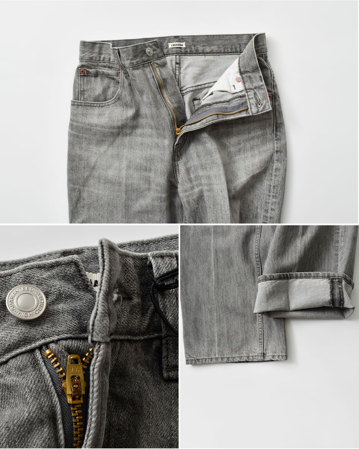 CREDONA クレドナ コットン デニム パンツ “THE C EVERYDAY DENIM