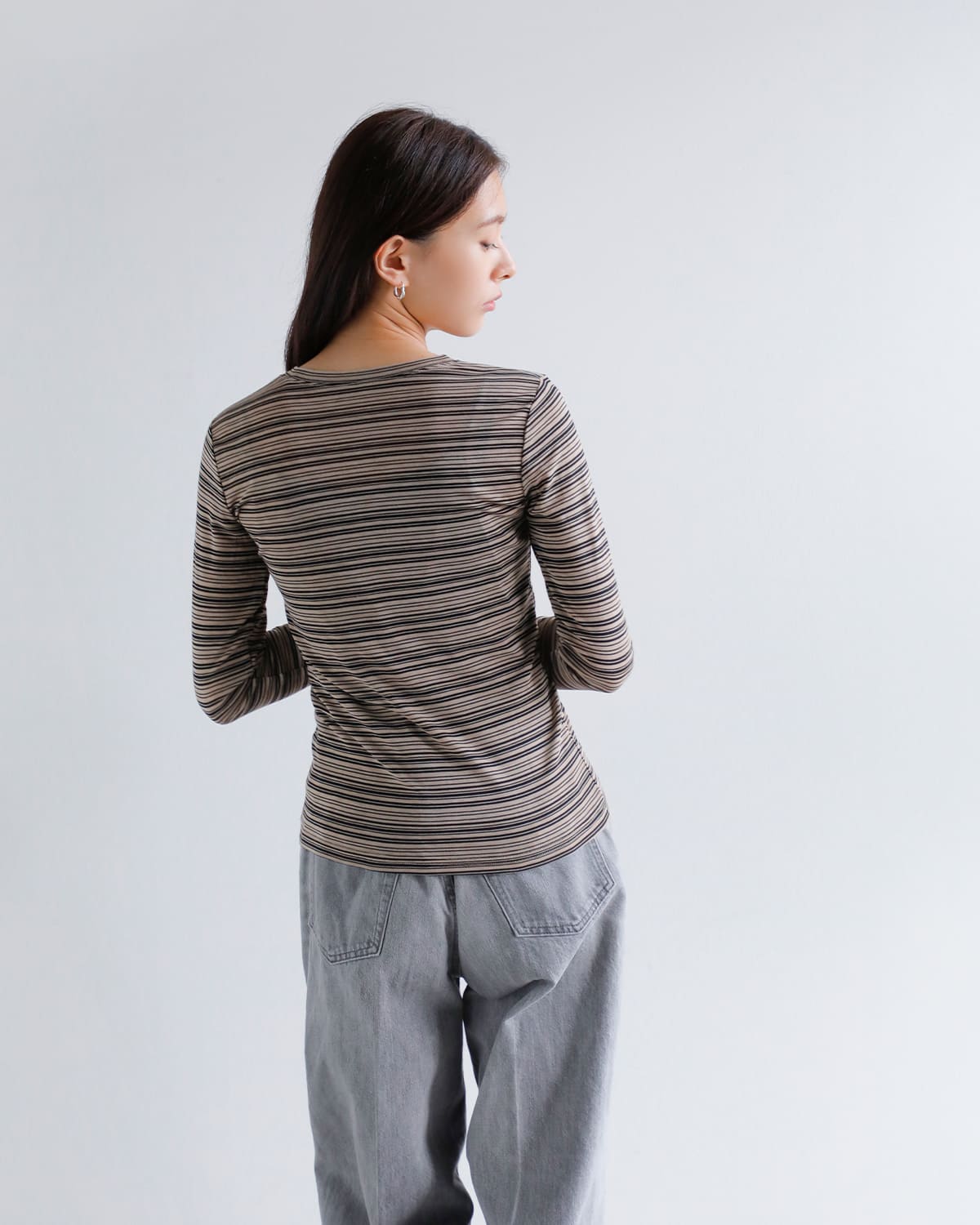 40%OFF】kiehtova キエトヴァ シアー ボーダー トップス “SHEER BORDER