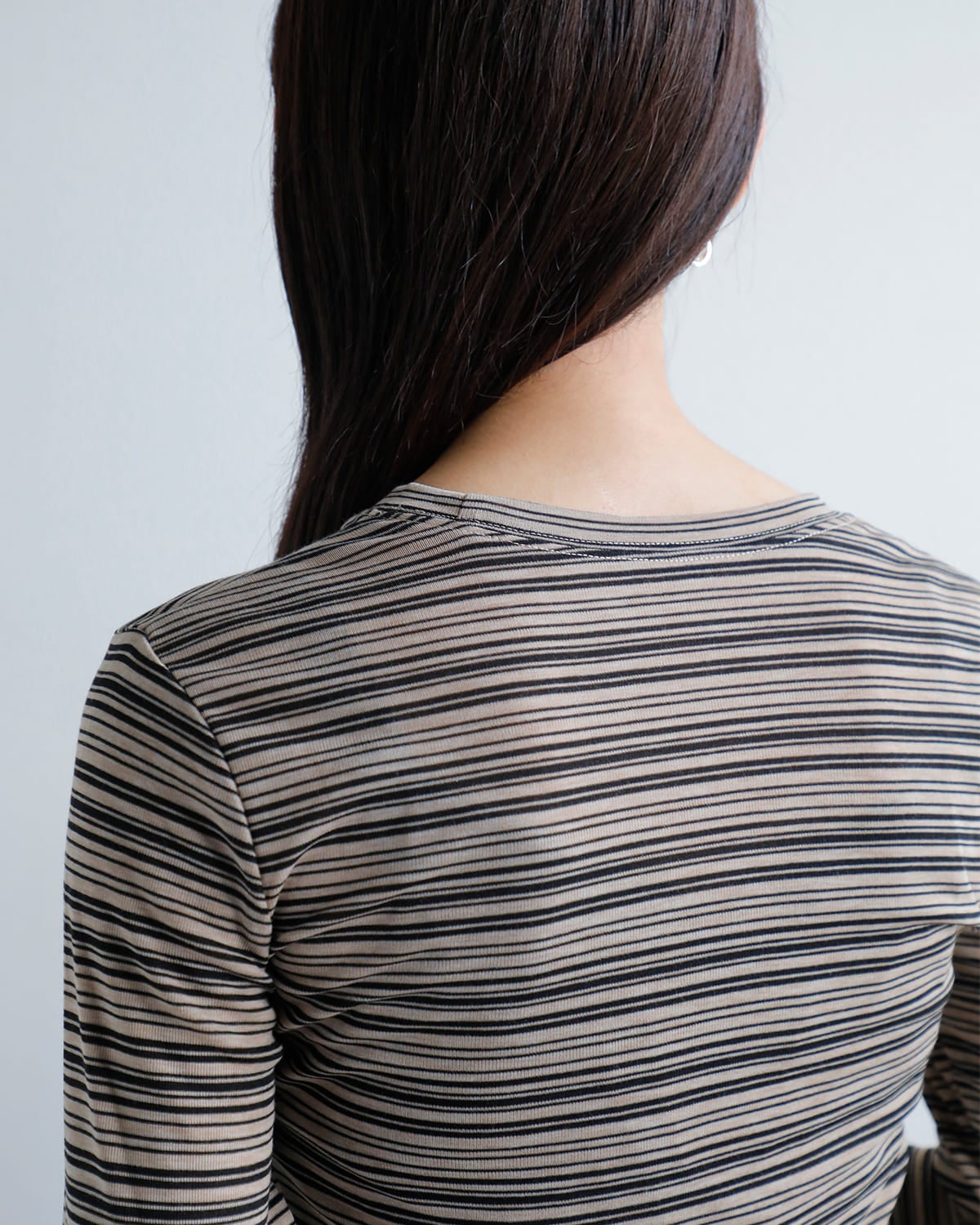30%OFF】kiehtova キエトヴァ シアー ボーダー トップス “SHEER BORDER