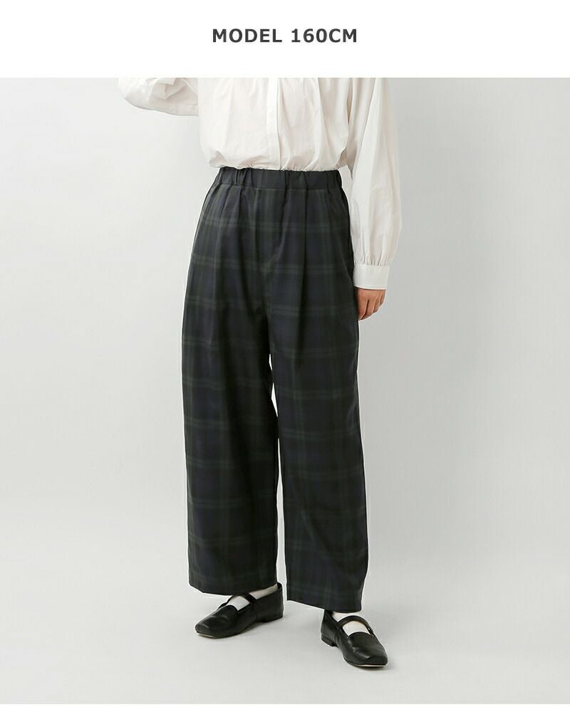 40%OFF】TRAVAIL MANUEL トラバイユマニュアル ウールトロ チェック 2
