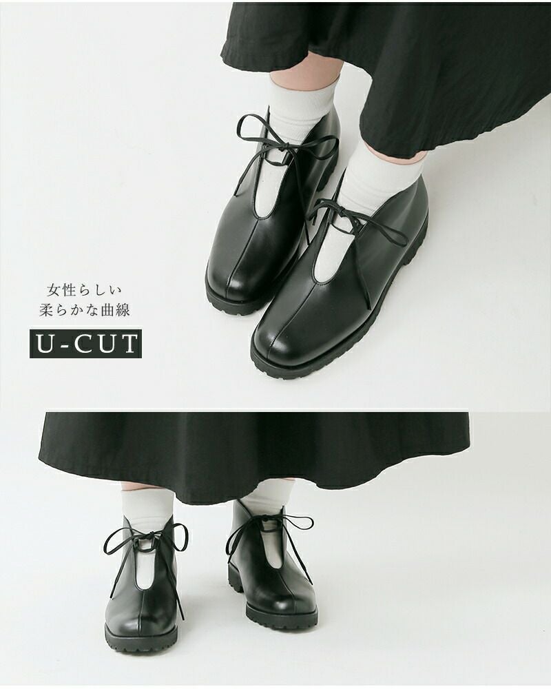 クーポン対象】chausser ショセ 防水加工 カウレザー タンクソール U