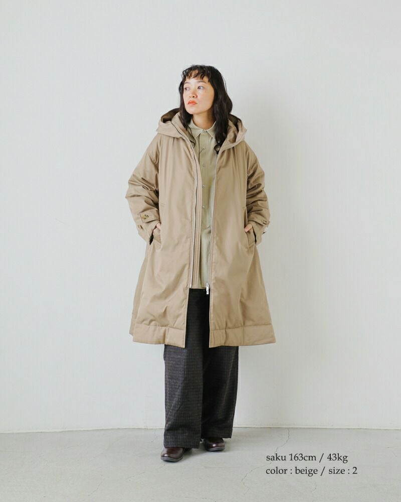 30%OFF】miffew ミフュー テントライン ジップアップ ダウン コート