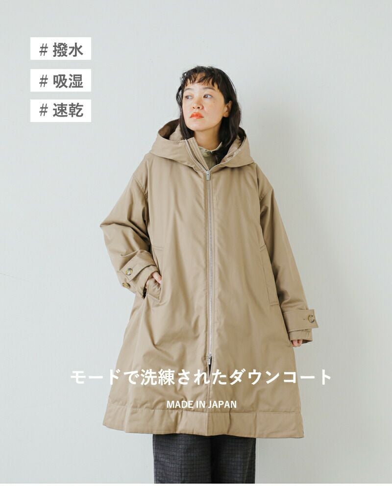 30%OFF】miffew ミフュー テントライン ジップアップ ダウン コート