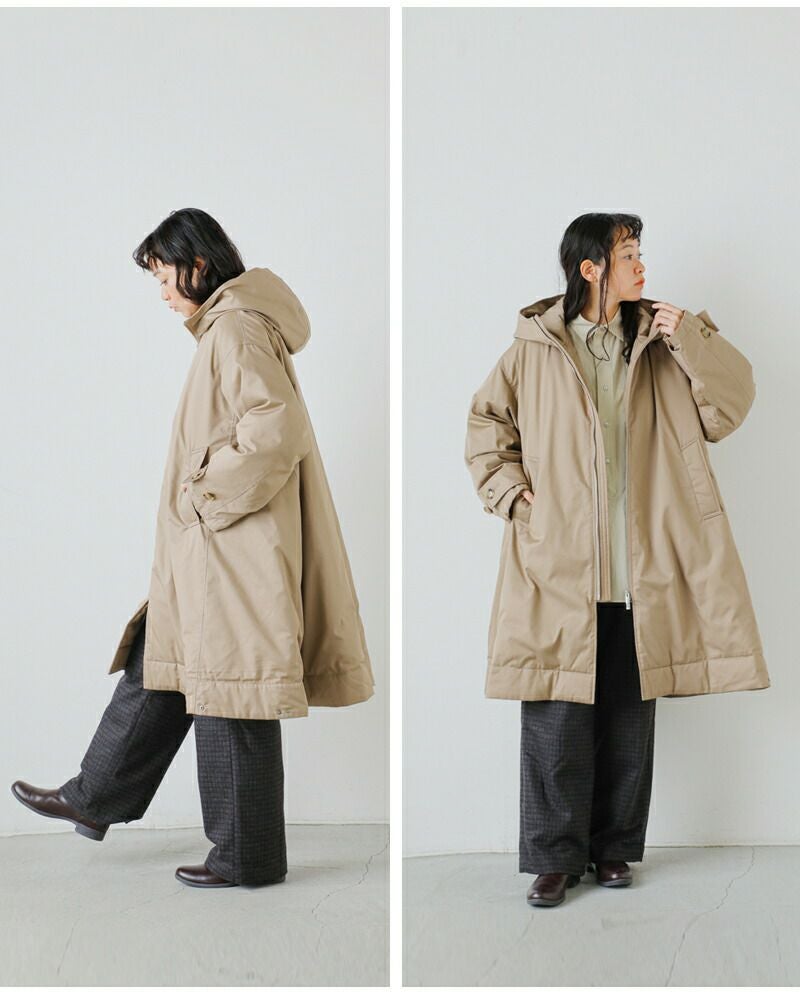 30%OFF】miffew ミフュー テントライン ジップアップ ダウン コート