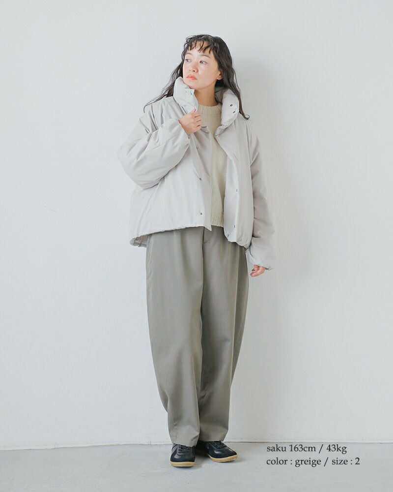 30%OFF】miffew ミフュー 撥水 帯電防止 スタンドカラー ダウン