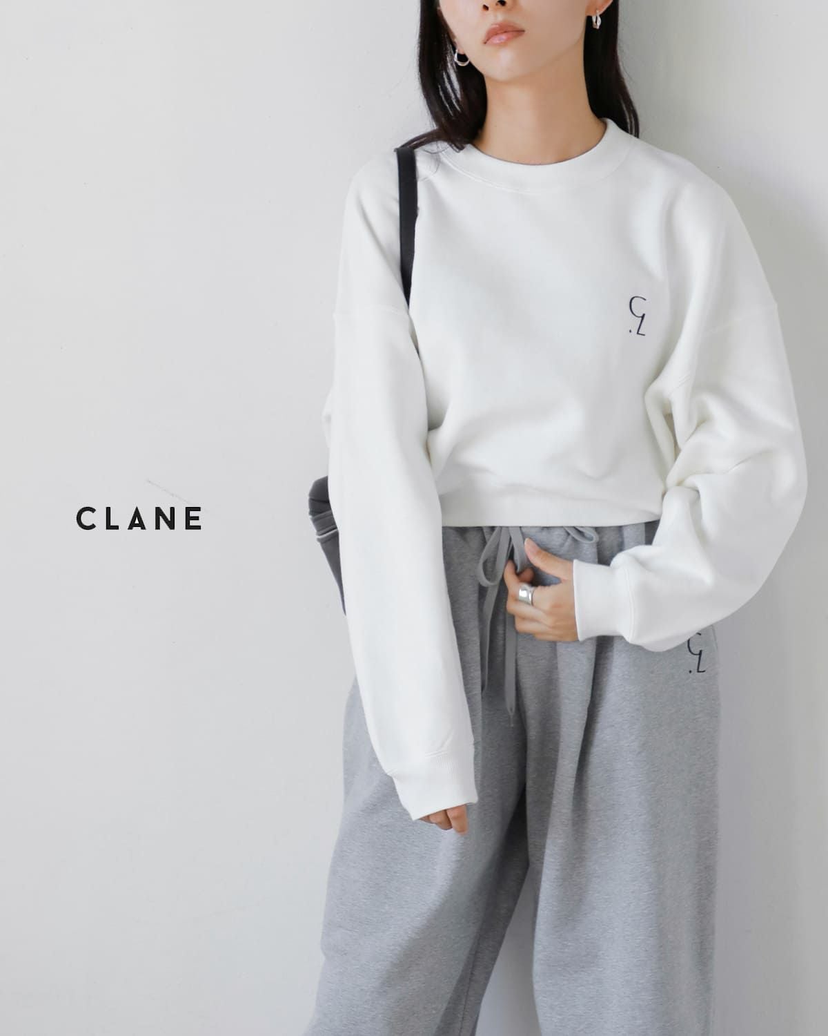 オーガンジーラグラントップス　スウェット　bonny mite lace point jersey pants skirt – BUNNY APARTMENT