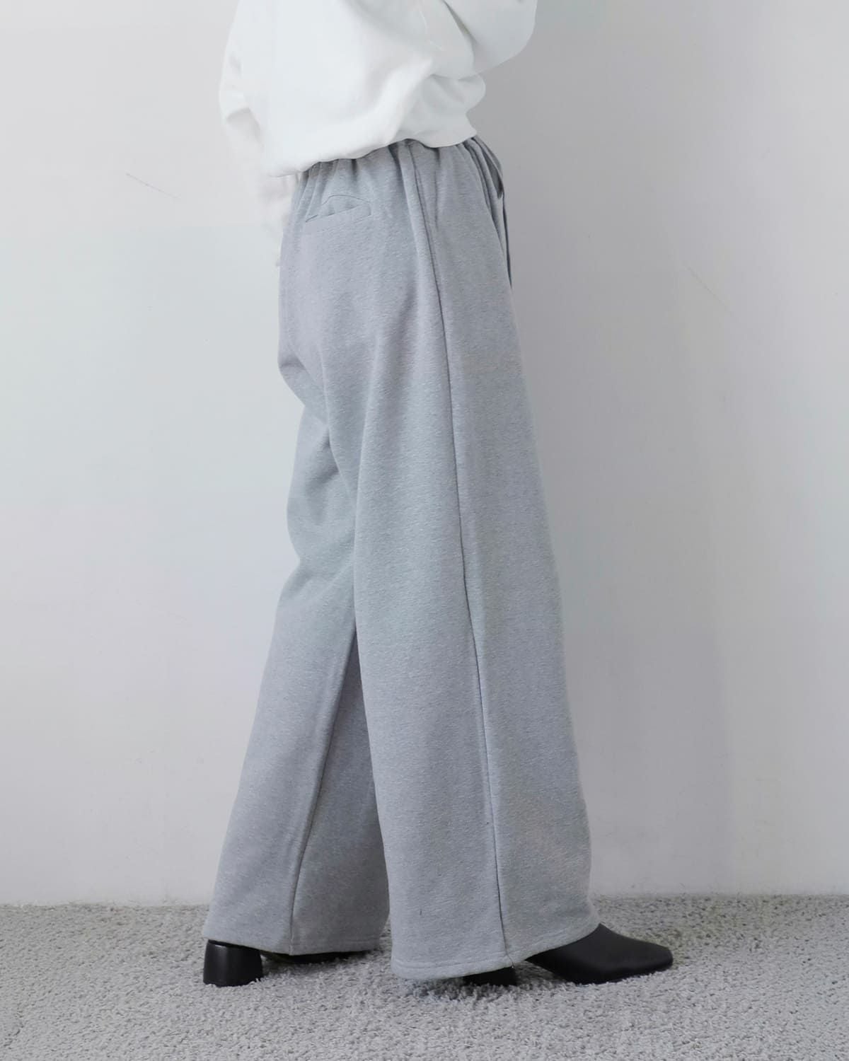 30%OFF】CLANE クラネ ロゴ スウェット タック ワイド パンツ “LOGO