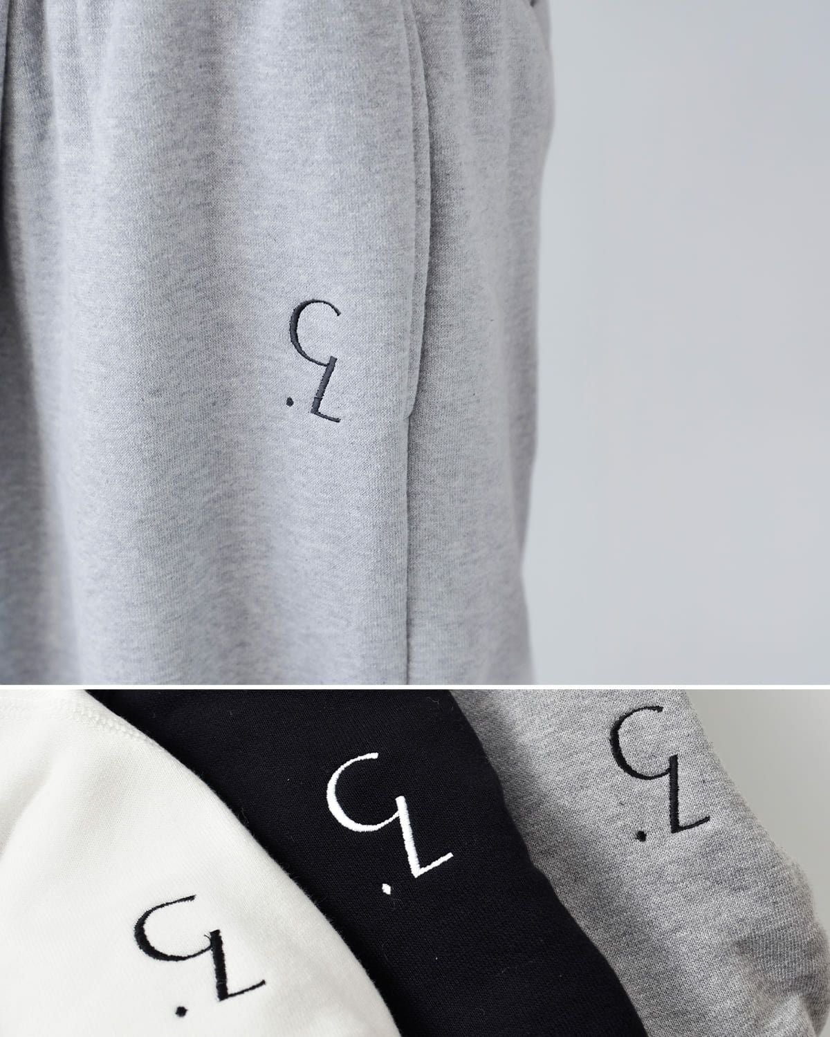clane お値下げ CLANE クラネ ロゴ スウェット タック ワイド パンツ “LOGO SWEAT TUCK