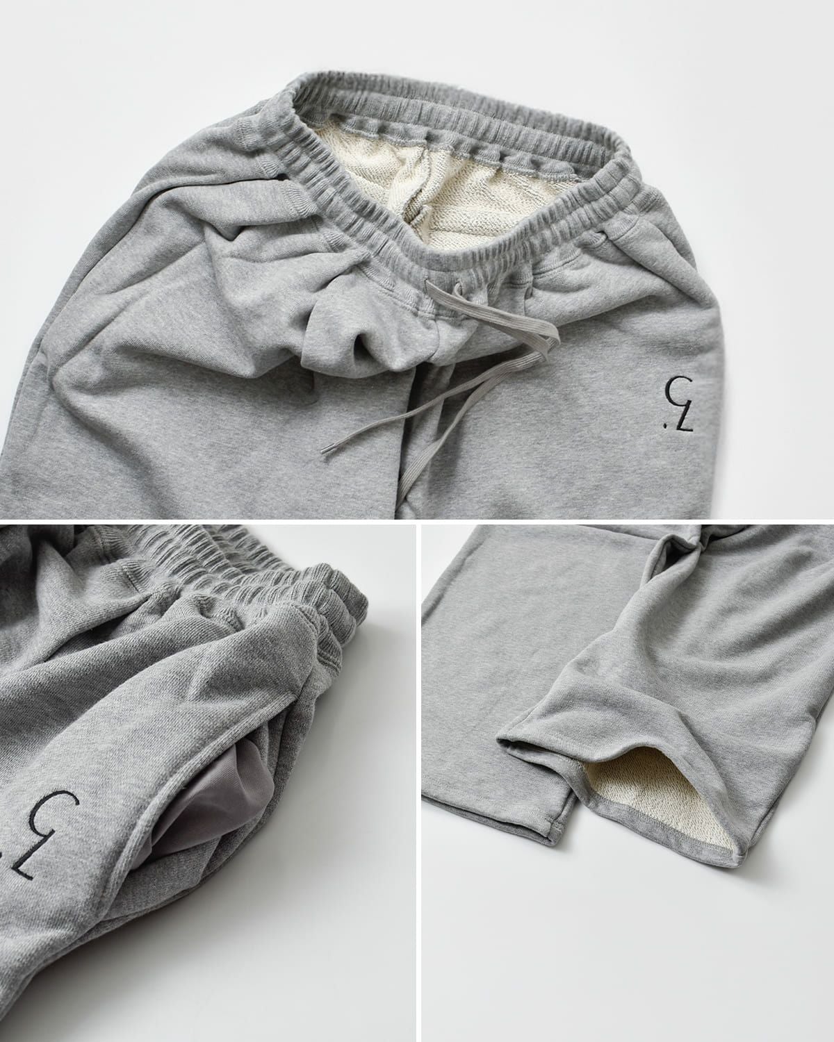 CLANE クラネ ロゴ スウェット タック ワイド パンツ “LOGO SWEAT TUCK