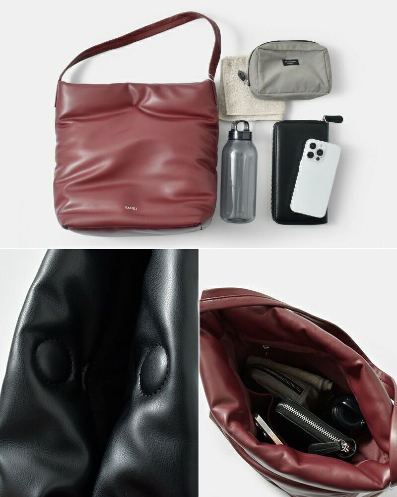 50%OFF】YAHKI ヤーキ シンセティックレザー トートバッグ yh-758-tr