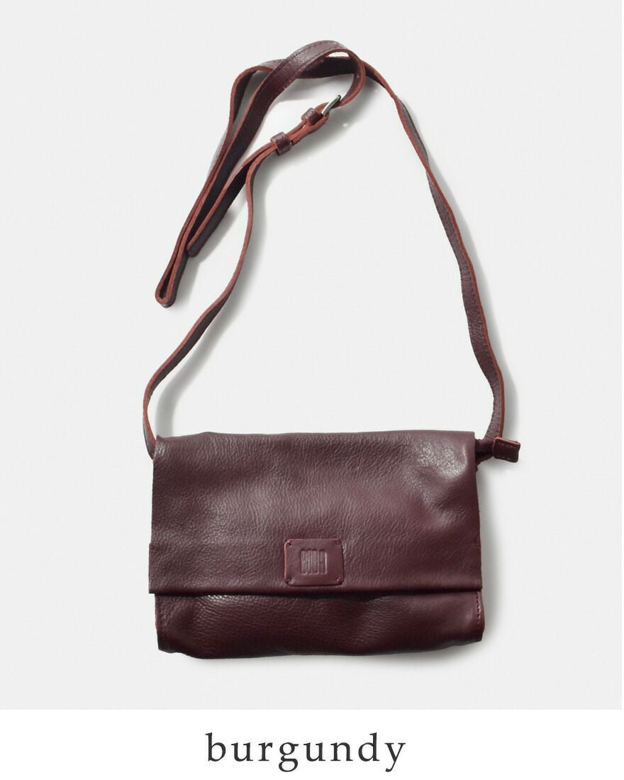 BIBA ビバ カウハイドレザー クロス フラップ バッグ “CHESTER TB