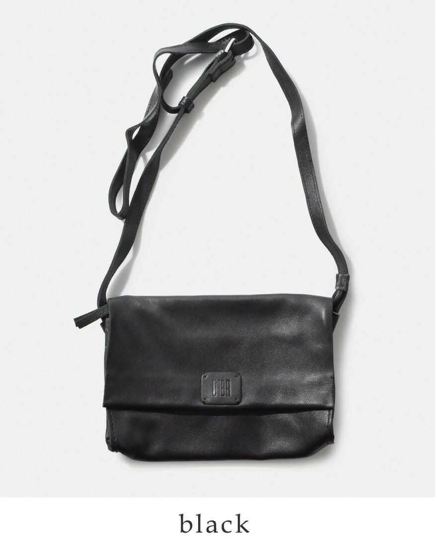 BIBA ビバ カウハイドレザー クロス フラップ バッグ “CHESTER TB