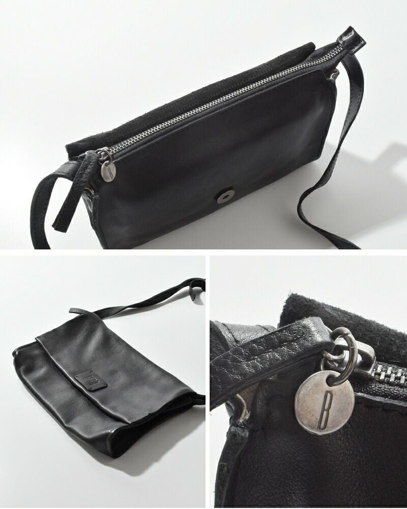 BIBA ビバ カウハイドレザー クロス フラップ バッグ “CHESTER TB
