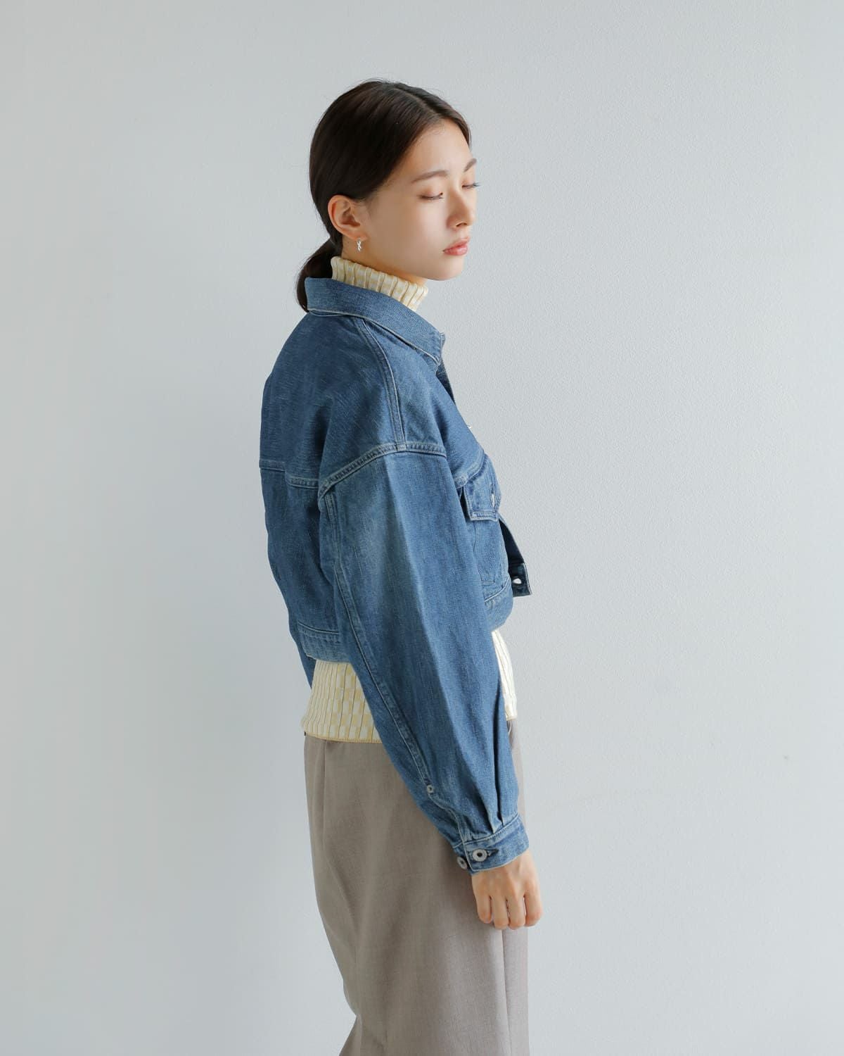 KURO クロ セルビッチ クロップド トラッカー ジャケット “SELVEDGE