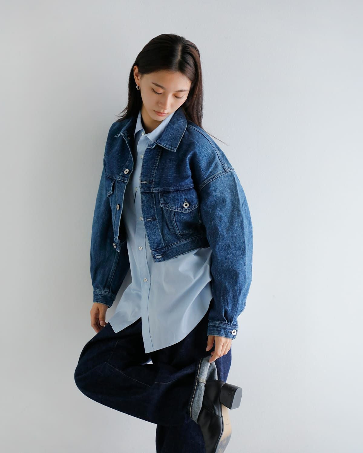 KURO クロ セルビッチ クロップド トラッカー ジャケット “SELVEDGE