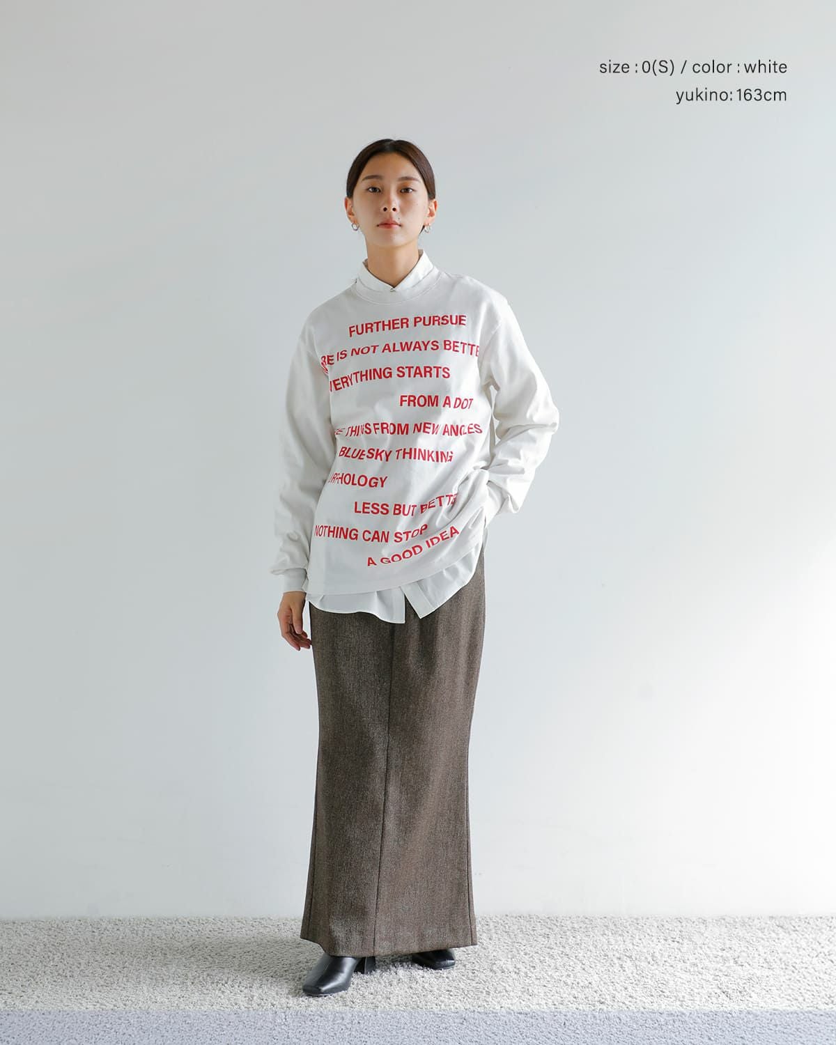KURO クロ ラウンド シェイプ ダイ ロングスリーブ Tシャツ “17