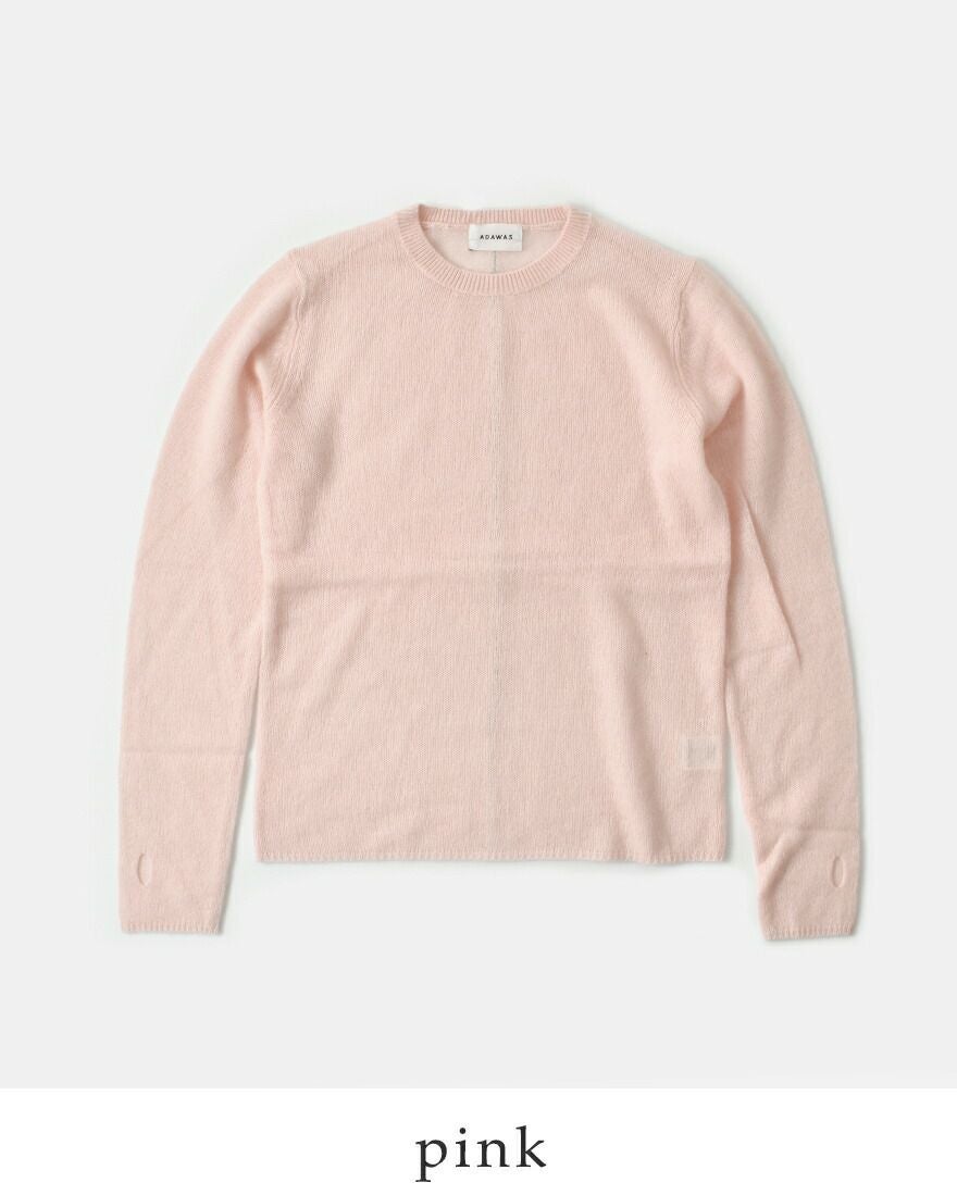 50%OFF】ADAWAS アダワス シアー カシミヤ セーター adws-501-36-fn