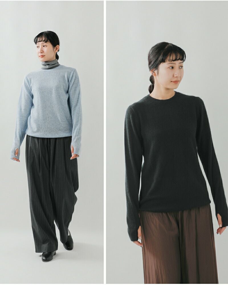 MUSE de Deuxieme Classe × ADAWAS カシミヤニット セール】ADAWAS |〈別注〉カシミヤ シアーセーター WOMEN（ニット