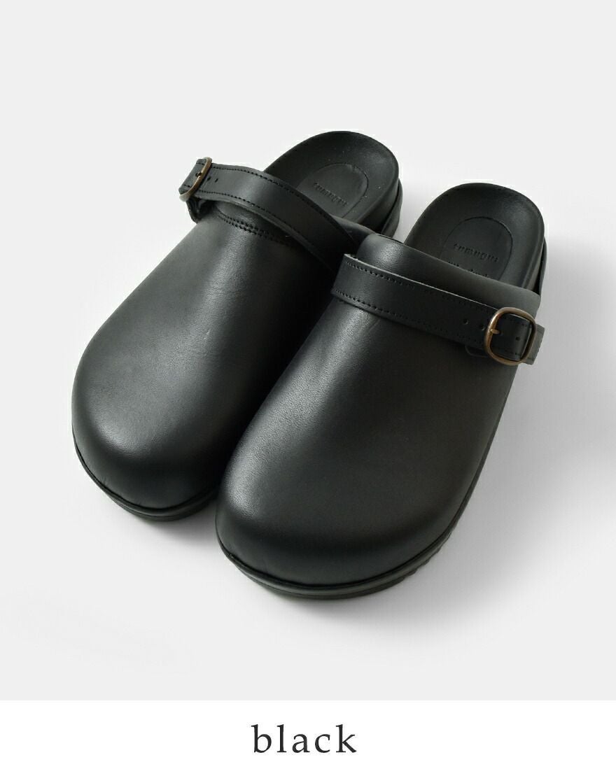 tumugu ツムグ ×hcubuch フーブ カウレザー サボ サンダル “koppe