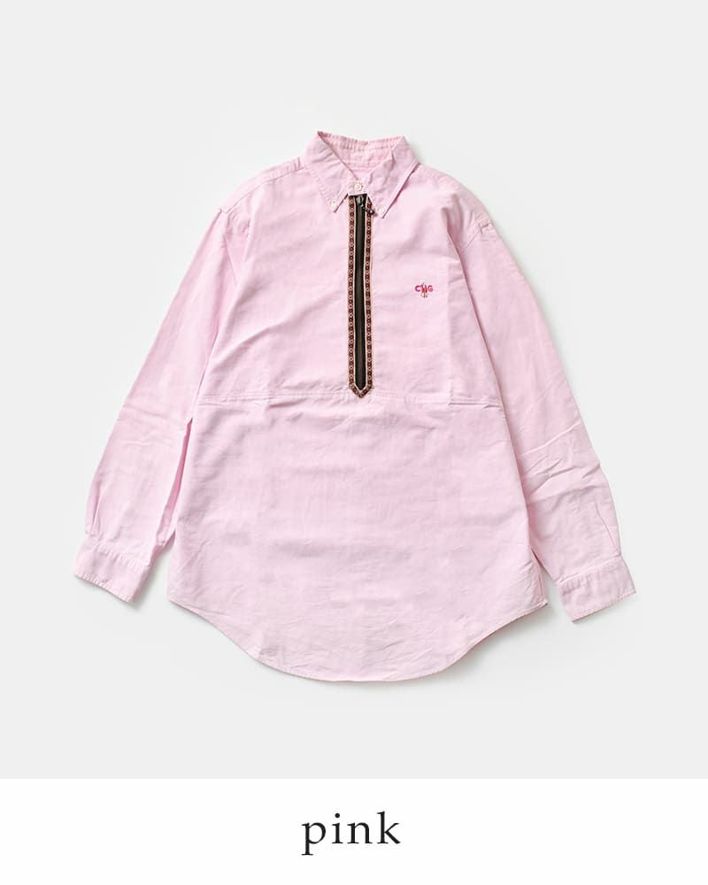 3こ1】【30%OFF】CHANGES チェンジーズ リメイク ハーフジップ ボタン