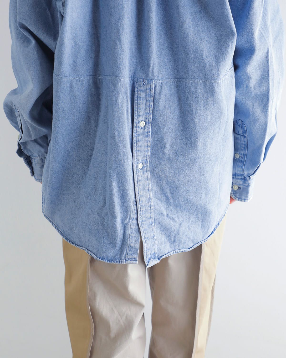 3こ1】【30%OFF】CHANGES チェンジーズ リメイク ハーフジップ ボタン