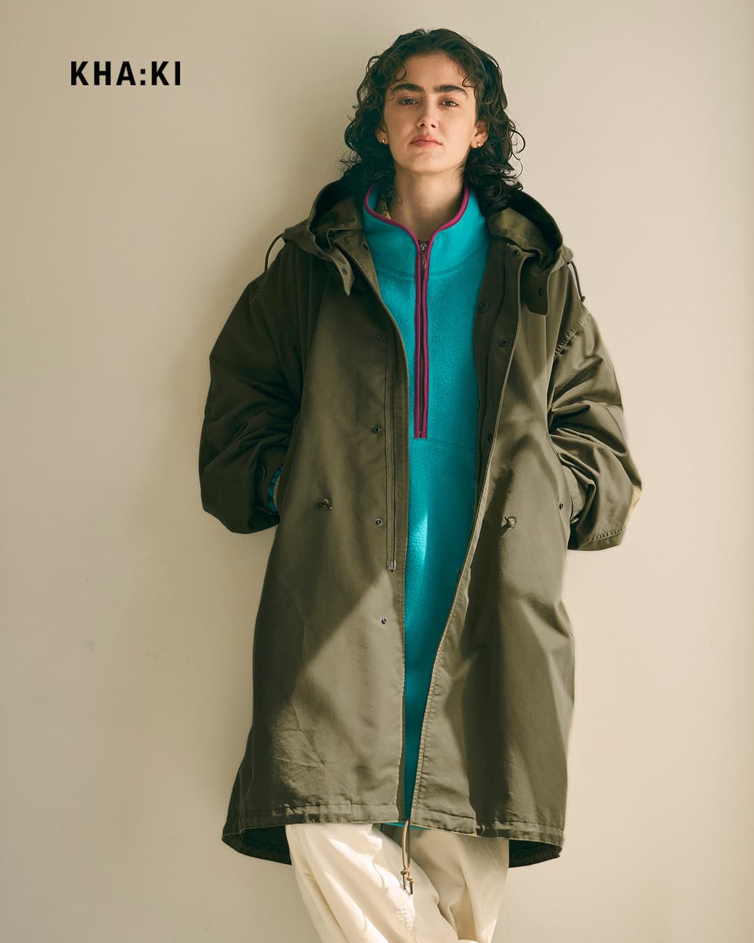 クーポン対象】kha:ki カーキ ロング モッズコート NEW TYPE-65 COAT