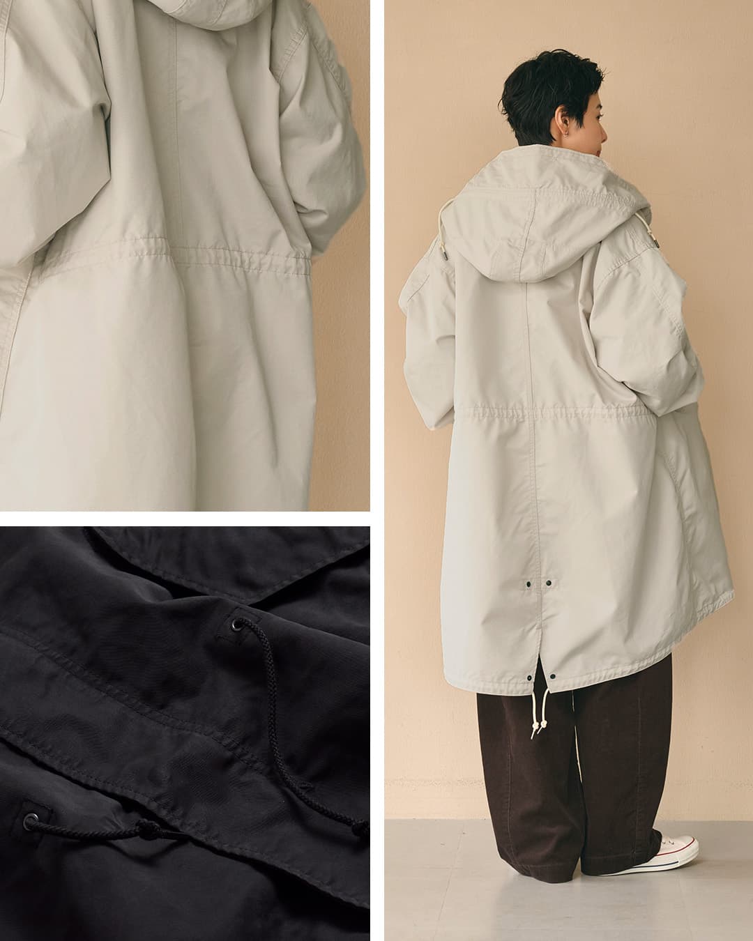 クーポン対象】kha:ki カーキ ロング モッズコート NEW TYPE-65 COAT
